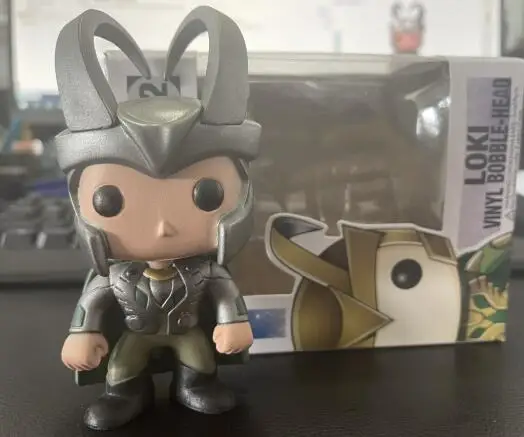 Marvel Loki Bobble-Head 10 см Виниловая кукла экшн-Фигурки игрушки | Игрушки и хобби