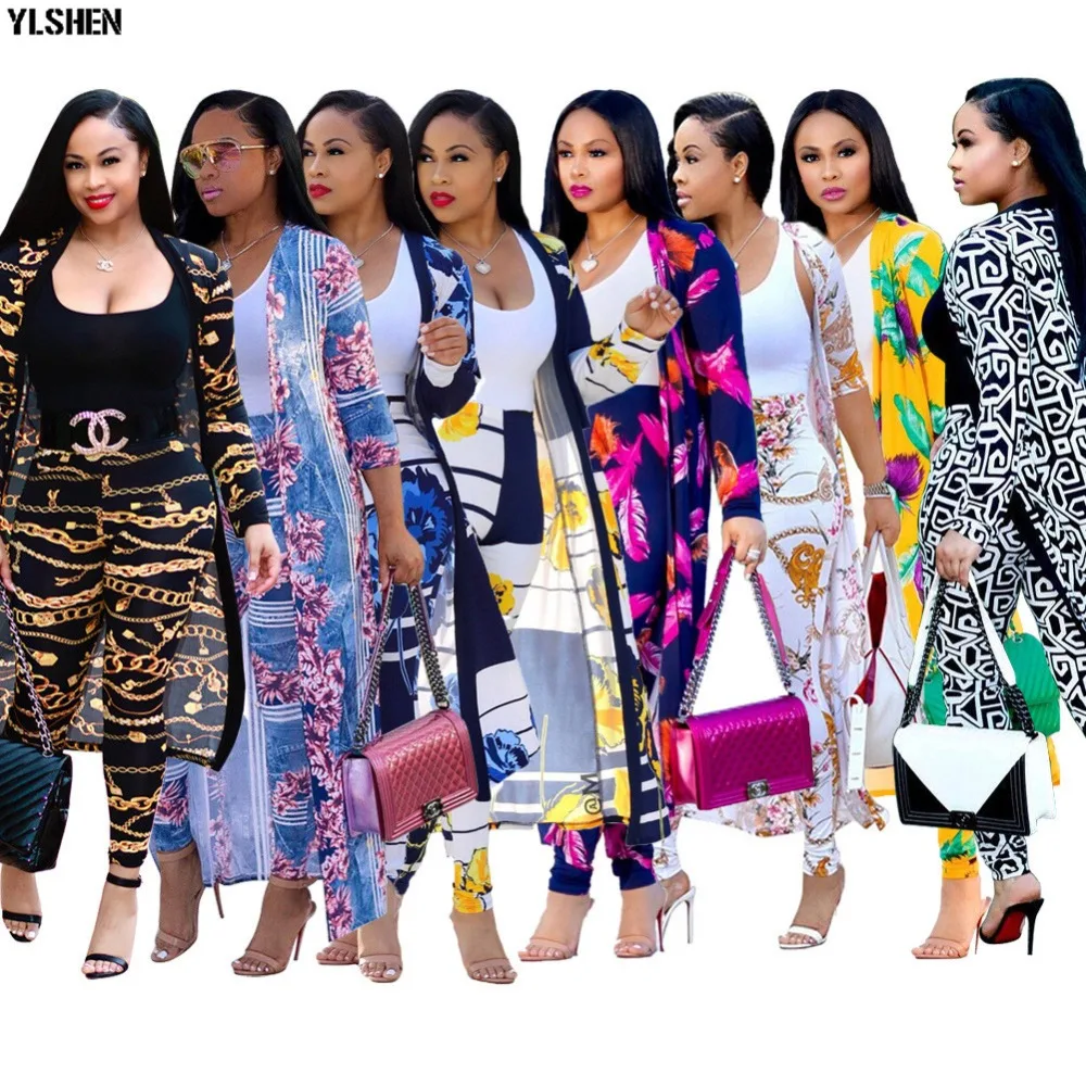 African Dresses for Women Dashiki Plus Size Two Piece Set Print Clothes Ankara Long Dress Suit Bazin Robe Africaine Femme 2019 01