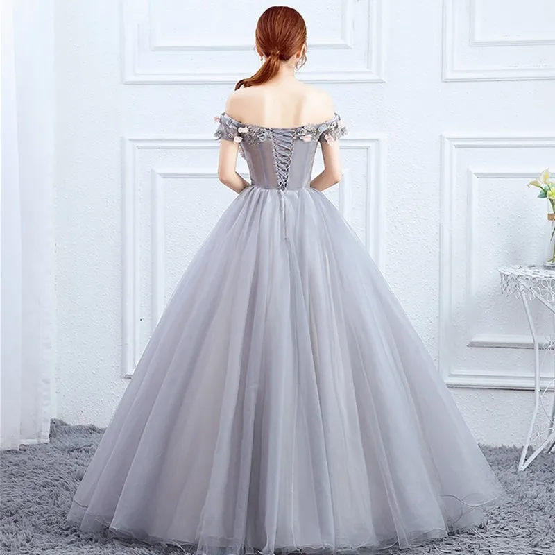 Vestidos Quinceanera 15 Anos бальные Платья пышные платья новое платье для выпускного вечера с аппликацией для вечерние платья с v-образным вырезом Vestido 0003