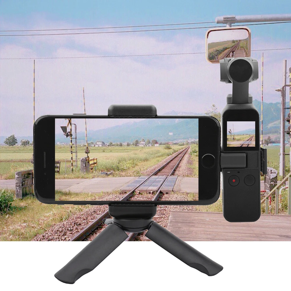 Держатель крепление набор неподвижная фигура кронштейн для DJI для OSMO Карманный гроб камера стенд Настольный Штатив стойка для iPhone мобильный телефон