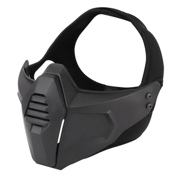 

(Tactical) Hunting Mask Airsoft Face Mask Shooting Wargames Camo Half Face Protective Lower Mask Paintball Protection Mask