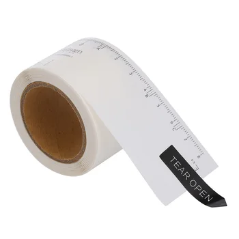 

50PCS Disposable Eyebrow Ruler Sticker For Measure and Locate Eyebrow Adhesive Eyebrow Guide Ruler Permanent Makeup Tool