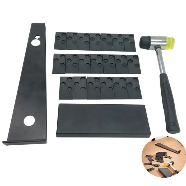 Multiple Laminate Wood Flooring Installation Kit With Mallet