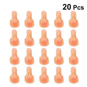 

20pcs Practice Fake Finger Manicures Training Finger Mold Manicure Practice Finger Mold For Beginner Without Nail Tips