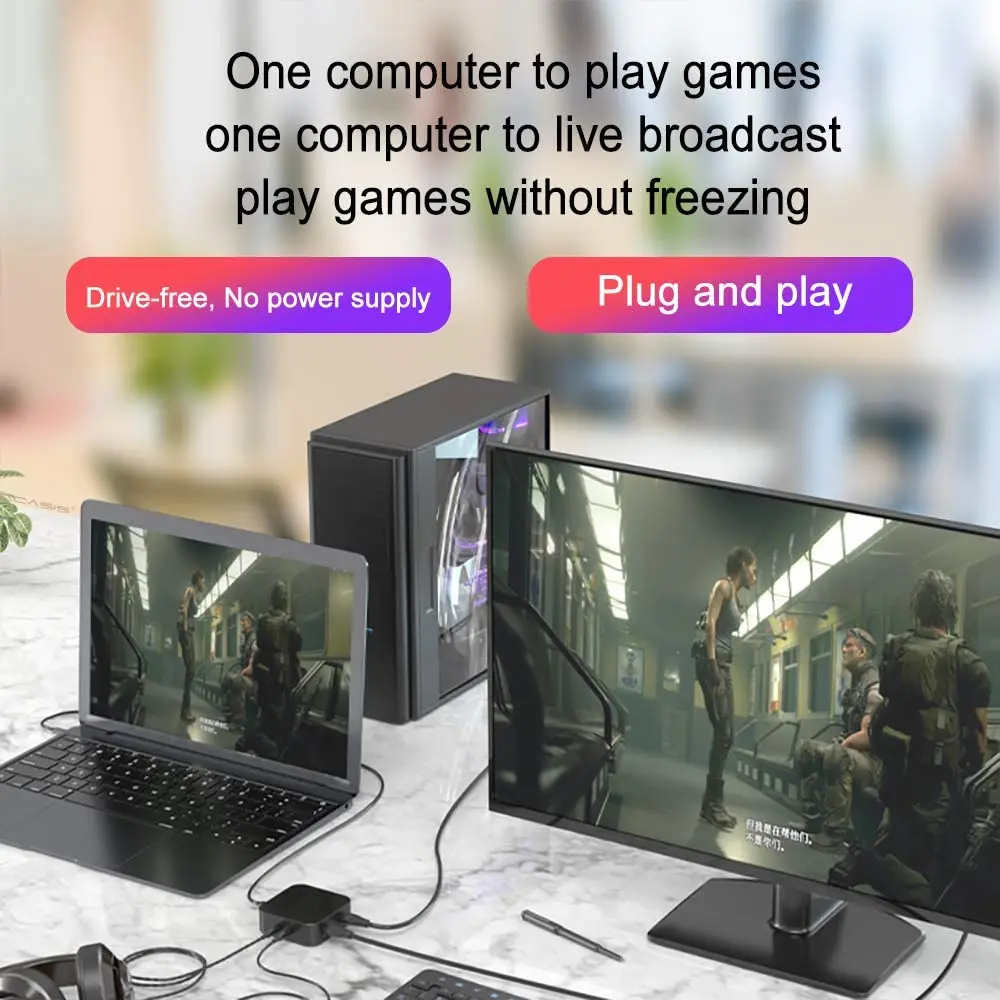Acasis USB 3.0 4K 1080P 60fps Video Capture Card 