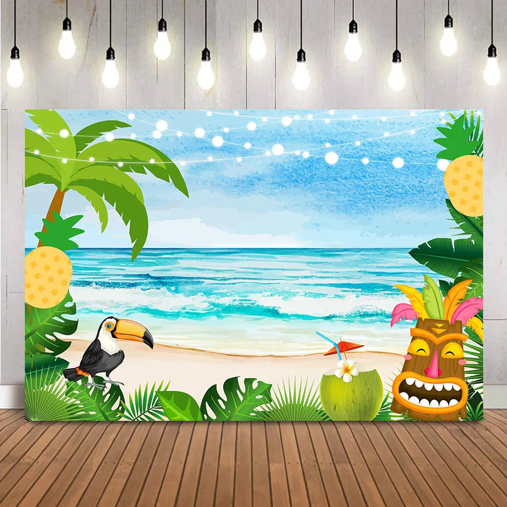 

Sandy Beach Birthday Backdrop for Photography Newborn Kids Children Portrait Background for Photo Studio Summer Holiday Decor