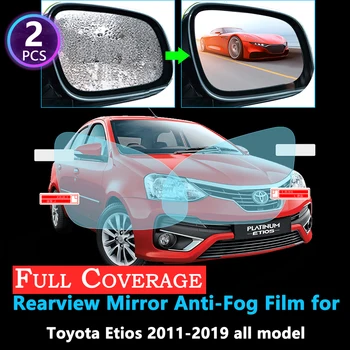 

Full Cover Protective Film for Toyota Etios Liva Valco Cross 2011~2019 Car Rearview Mirror Rainproof Anti-Fog film Accessories