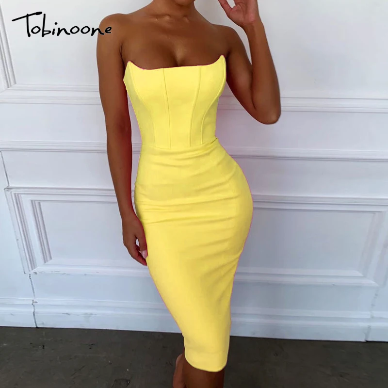 

Tobinoone Off shoulder sexy bodycon dress Women autumn elegant mini dress Party club female short nightclub dress vestidos