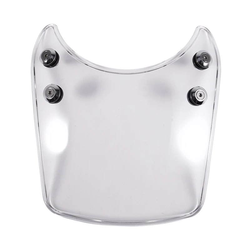 

NewMotorcycle Adjustable Custom Compact Sport Wind Deflector Windshield Fits for Sportster 04-Up XL883 XL1200 Series Models(Tran