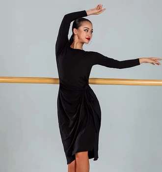 

Latin Dance Dress Practice Clothes Adult Professional Training Dress Clothes Cha cha Rumba Samba Latin Dance Costumes DQS3272