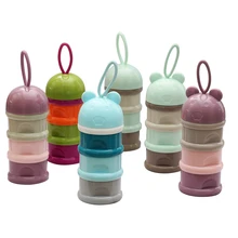 Портативный дозатор для молочного порошка, контейнер для еды, контейнер для хранения бобов для младенцев, Детская Бутылочка для путешествий