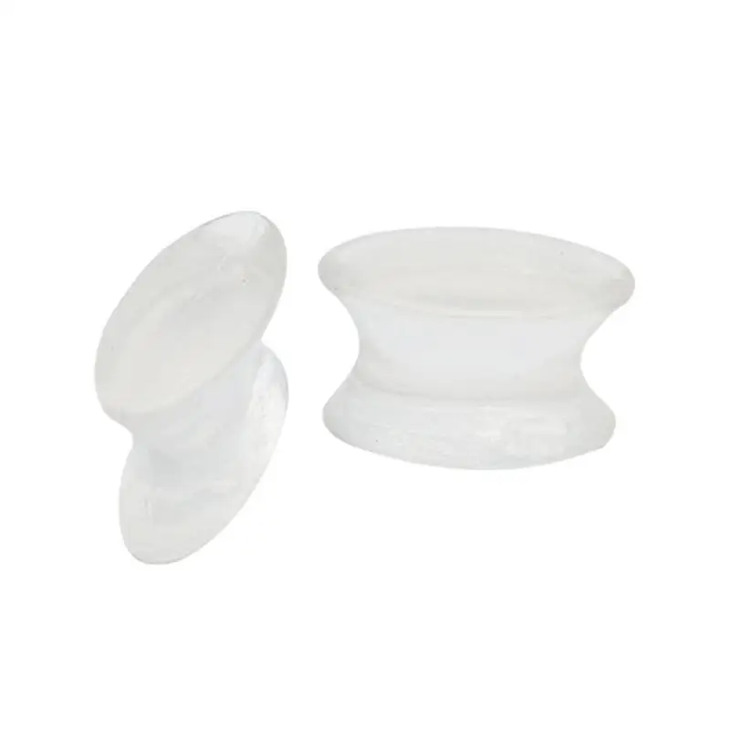 1 Pair Silicone Toe Separators Spacer Thumb Hallux Valgus Bunion Corrector Foot Care Tool