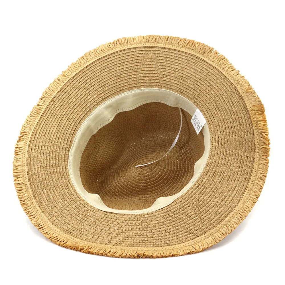 Cappello Panama In Paglia Fedora Da Donna E Uomo – Tesa Larga, Pieghevole, Con Protezione Solare