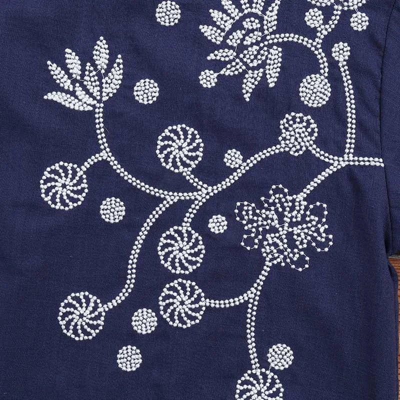  Plus Size Women's Embroidery Blouse 2019 ZANZEA Vintage Summer Tops Kaftan Linen Short Sleeve Shirt