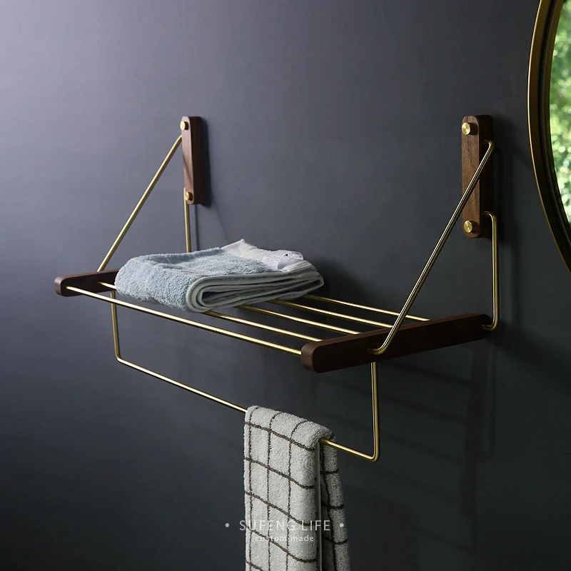 Walnut Bathroom Accessories Set Everything Bathroom