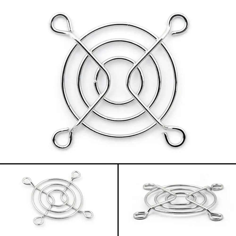 

2Pcs 50mm Computer Cooling Fan Protection Net Grille Iron Mesh Cover Protector