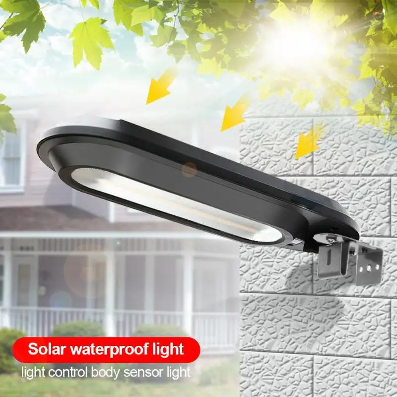 

18 LED Waterproof Motion Sensor Solar Powered Wall Lamps for Outdoor Decor