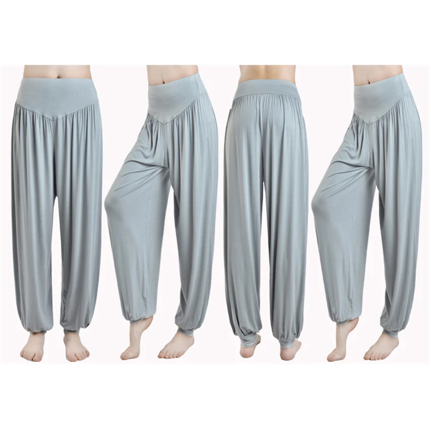 Брюки женские для танца живота модал эластичные свободные штаны капри индийские