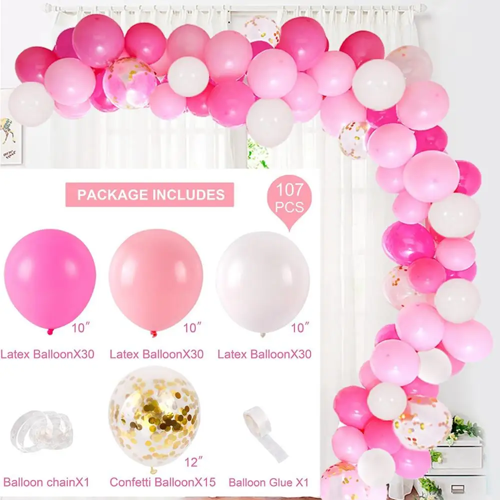 Balloon Chain 5 Волнистая плетеная юбка для стола для свадьбы, дня рождения, вечеринки, украшения для мальчиков и девочек, декор для свадебного стола, принадлежности для дня рождения - Цвет: Balloon Chain 5