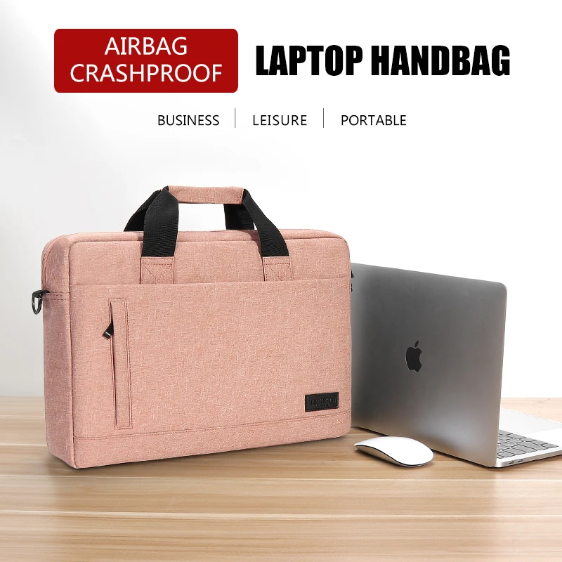 Laptop Bolsa Sleeve Case Bolsa de Ombro Bolsa para Notebook Pastas para Macbook Air Pro hp Huawei Asus Dell 13 em 14 em 15 em 156 em 17 em - Imagem 4