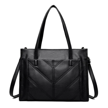 

Luxury PU Leather Shoulder Bags for Women 2020 Large Capapcity Women Purse Sac A Main Casual Torebki Damskie Ladies Hand Bags