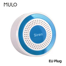 MULO – sirène sans fil 433MHz, lumière stroboscopique, capteur d'alerte 85db, système d'alarme de sécurité compatible PG103 PG107 PG105