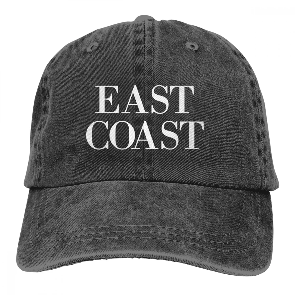 Восточное Кост Casquette темно-синий унисекс Мужские Женские джинсовые бейсболка с ремешком кепки Регулируемый Гольф папа шляпа