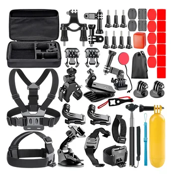 

44pcs Sports Adapter Anti Lost Cycling Universal Practical Camera Accessory Set Selfie Skiing Adjustable Bracket