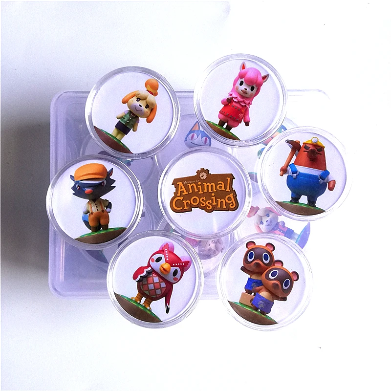 

New Data Full Set 16Pcs NFC Game Card Tag For Animal Crossing Of amiibo Festival Collection Coin