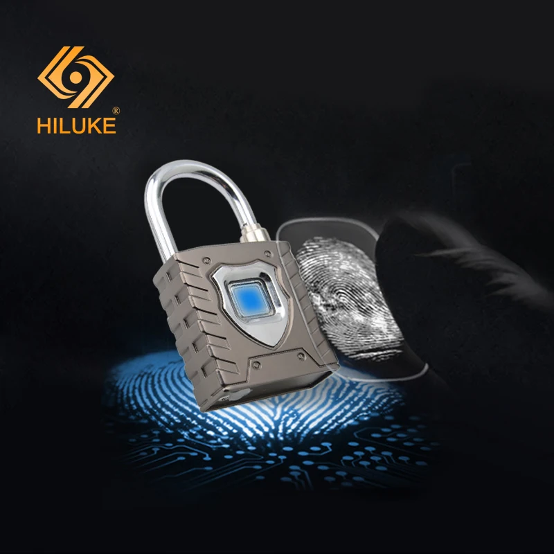 HILUKE безопасность без ключа USB Перезаряжаемый bluetooth склад биометрический дверной замок Умный Замок быстрая разблокировка цинковый сплав металл s