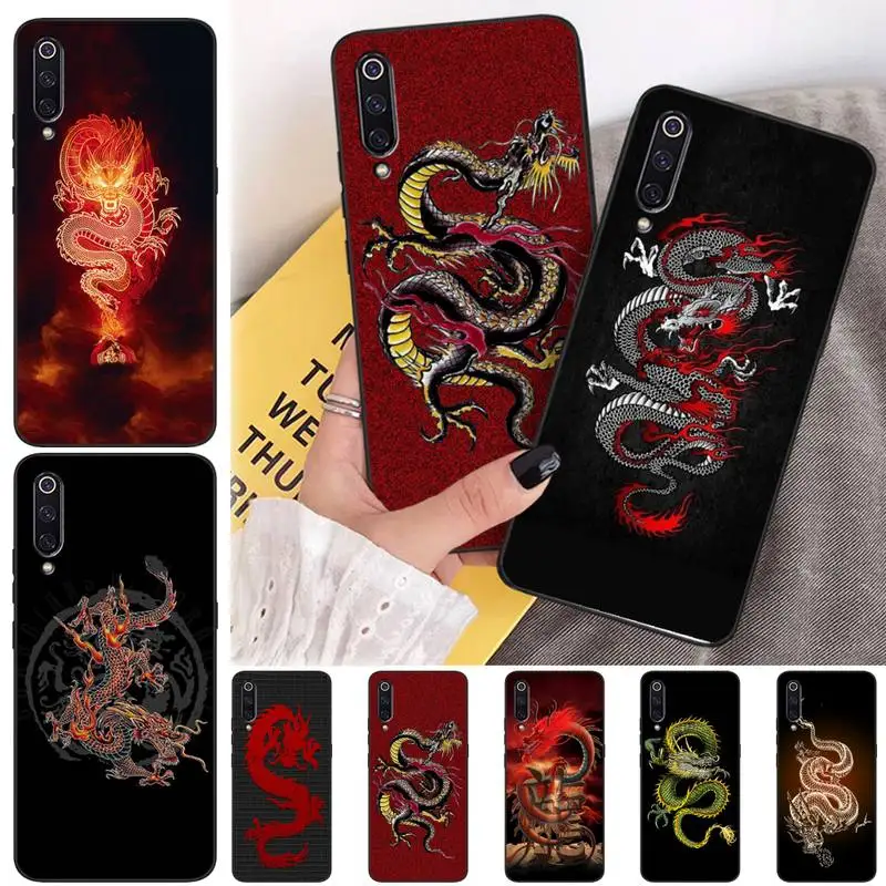 Чехол для телефона с изображением китайского дракона xiaomi Redmi note 9s 10 max 3 4 7 8 9se Case 5 7a
