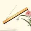 Useful Bamboo Material Stick Plate Incense Holder Fragrant Ware Stick Incense Burner bamboo line incense burner 5