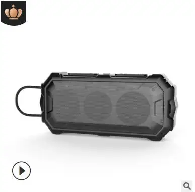Черный EBS TWS Bluetooth динамик портативный супер бас беспроводной динамик Bluetooth 5,0 открытый мини влагозащищенный динамик микрофон Hands-Free - Цвет: Черный