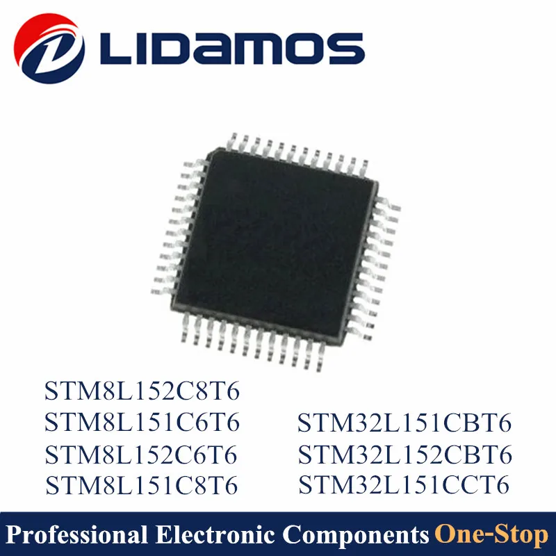 2PCS 10PCS STM32L151CBT6 STM8L151C6T6 STM8L151C8T6 STM8L152C6T6 STM8L152C8T6 STM32L151CCT6 STM32L152CBT6 LQFP-48 Original | Электроника