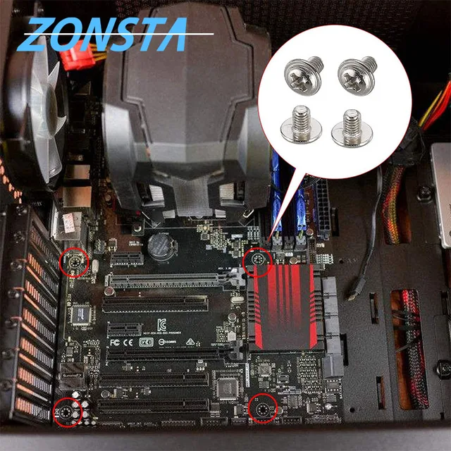 114Pcs Computer Csavarsortment Készlet A Kemény Meghajtó Számítógépes Tokra Történő Alaplap Ventilátor Teljesítményéhez - Image 5