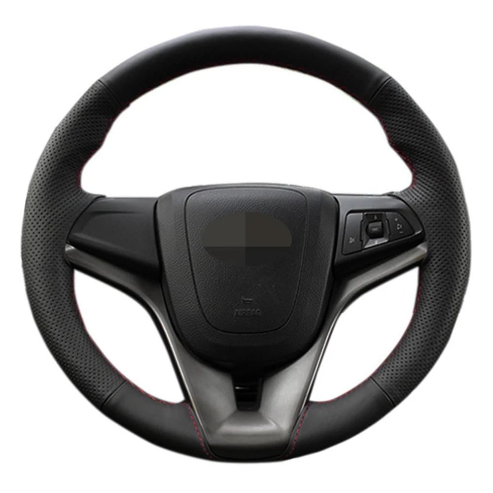 Чехол на руль из мягкой искусственной кожи для Chevrolet Cruze 2009 2014 Aveo 2011 Holden Cruze2010|Чехлы