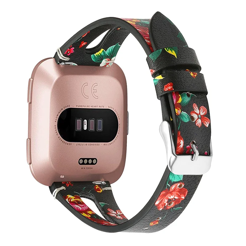 Ремешок-браслет из искусственной кожи для Fitbit Versa Роскошные ремешки Сменные аксессуары Смарт-часы ремешок для Fitbit Versa ремешки для часов - Цвет: Color 9