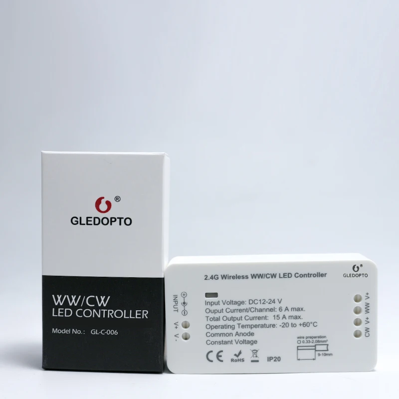 ZIGBEE bridge Zigbee Light Link Warm white / white CW WW Led Controller LED dimmer strip Controller ZLL phone app DC12V-DC24V