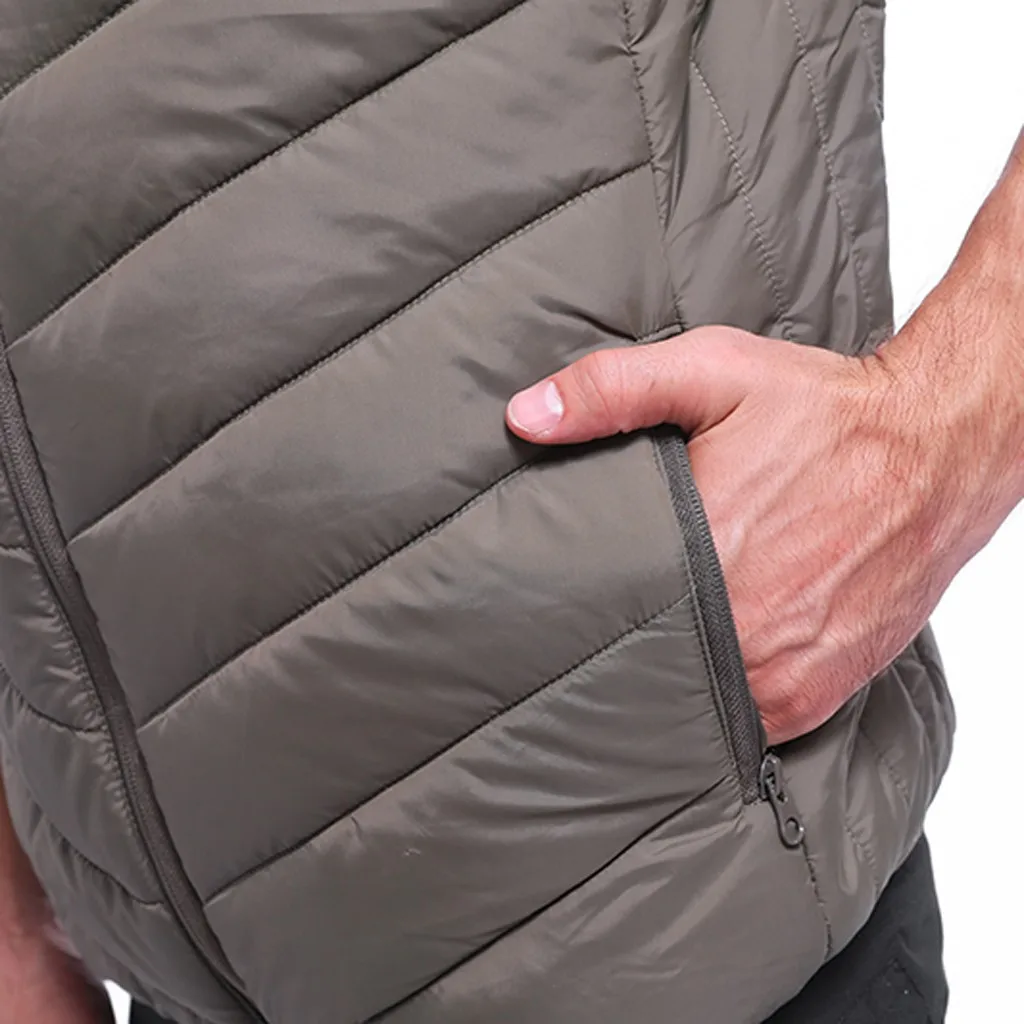 Chalecos para hombre, зимний жилет, мужской, умный, USB, теплый, пуховик, gilet homme erkek yelek kamizelka abrigos