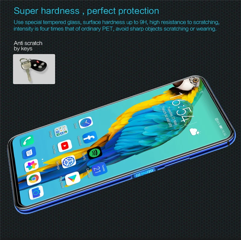 NILLKIN H/H+ Pro для huawei Honor 20 20Pro протектор экрана из закаленного стекла для Honor 20 Pro передняя защита ЖК экрана против царапин