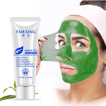 

Green Tea Cleansing Mask Blackhead Remover Deep Cleansing for Acne Scars Blemishes Skin Care MH88