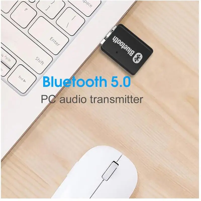Для динамика приемник с гарнитурой PC Музыка беспроводной передатчик аудио 5,0 bluetooth адаптер USB bluetooth передатчик BT5.0 EDR AD2P