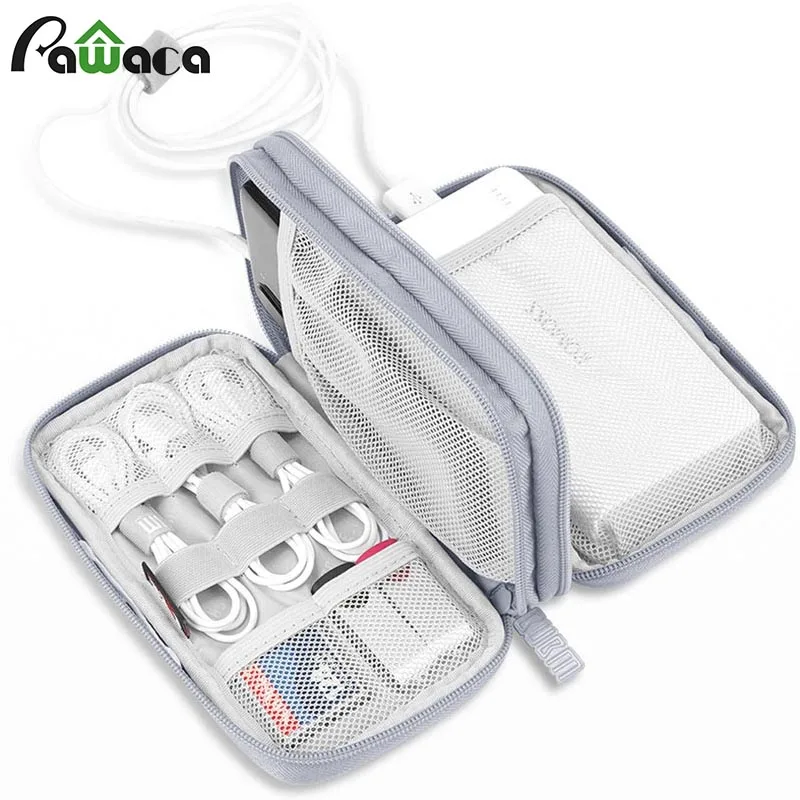 

Portable Electronic Products Travel Accessories Storage Bag Electronic Organizer Cables Travel Mini Electronic Digital Case