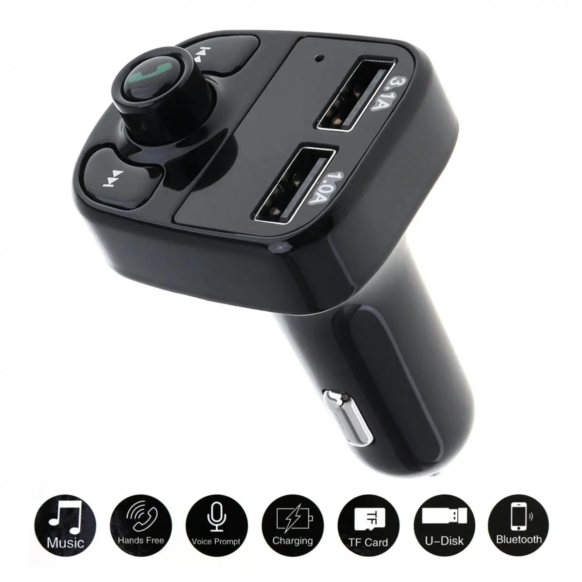 Bluetooth автомобильный MP3 музыкальный плеер комплект Авто Радио Аудио стерео плеер Hands-free fm-передатчик с USB зарядным устройством