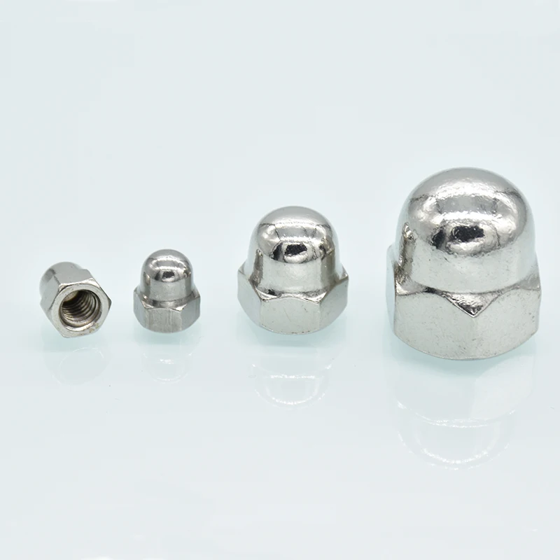 Hexagon Nuts Carbon Steel Nuts Flange Nut M3-M16 304 Stainless Steel Cap Nuts