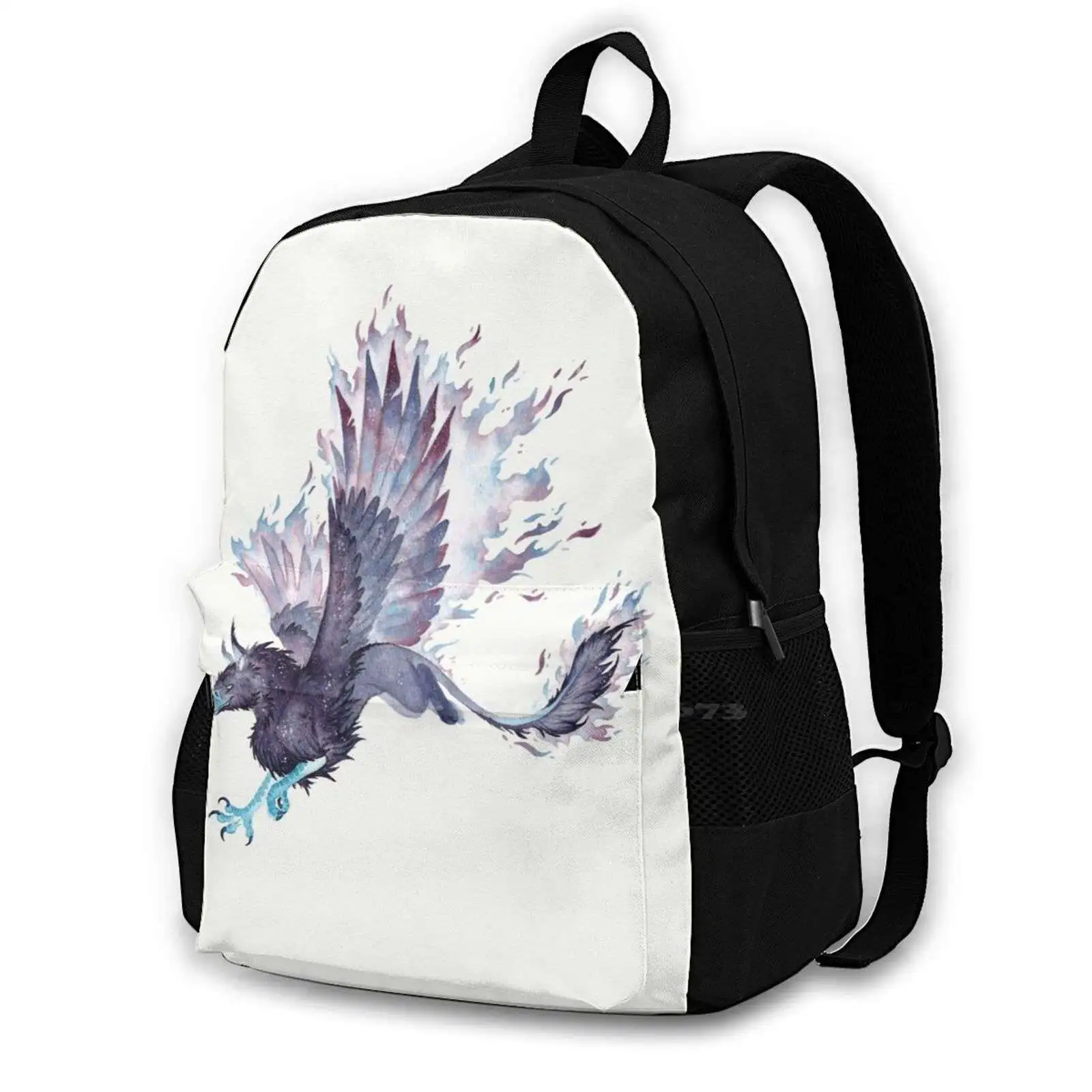 Space School Bags Zaino Per Laptop Da Viaggio Ghost Celestial Flying Grifone Space Spirit Acquerello