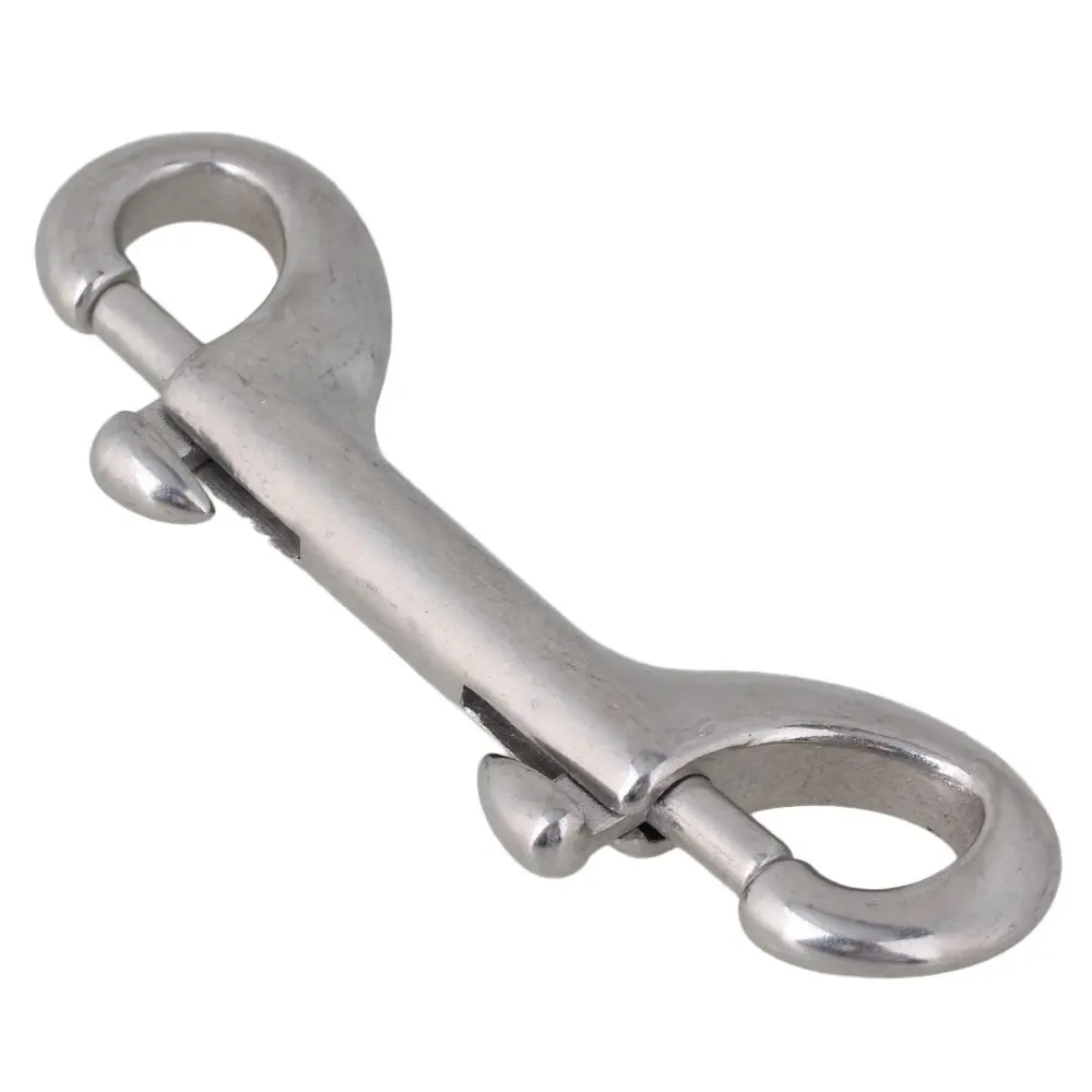 

304 Stainless Steel Double Ended Bolt Key Ring Snap Bolt Trigger Chain Clip 10CM Double Ended Bolt