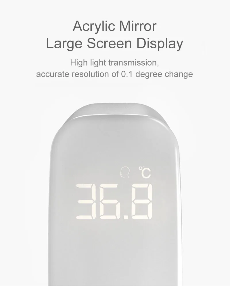 Ihealth T08 светодиодный инфракрасный термометр цифровой инфракрасный лоб светодиодный полноэкранный умный термометр для тела для детей