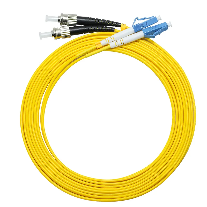 

10pcs ST/UPC-LC/UPC Single mode dual core fiber optic patch cord simplex Jumper Cable SM Duplex 2 cores Optic 1m 2m 3m 5m 10m
