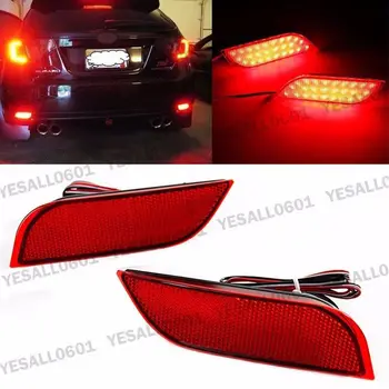 

LED Rear Bumper Reflector Brake Fog Lights For Subaru Exiga Levorg WRX STI Legacy XV Crosstrek Impreza 11 12 13